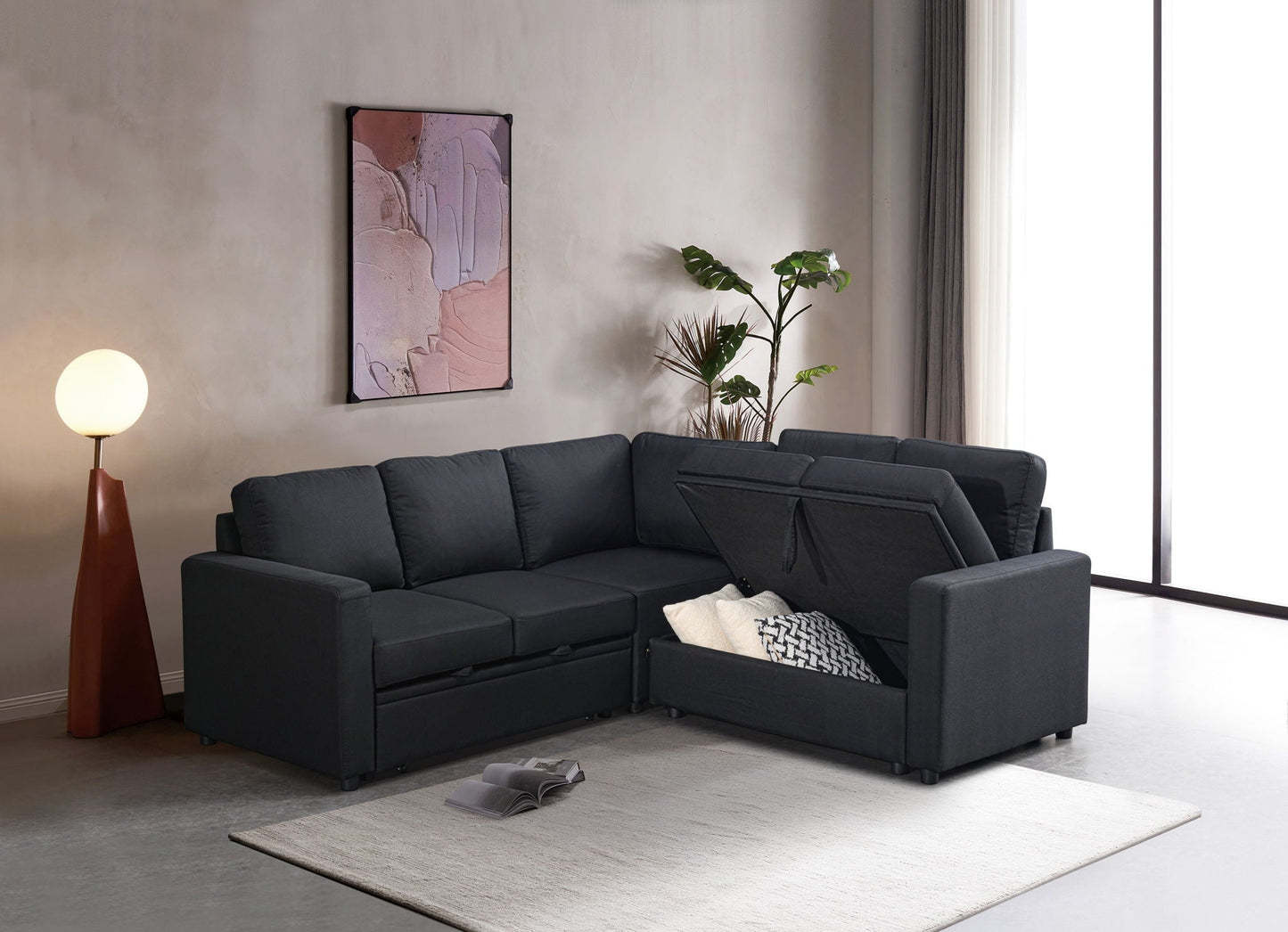 Comfort Design Sectional Sofa Bed Home Essentials