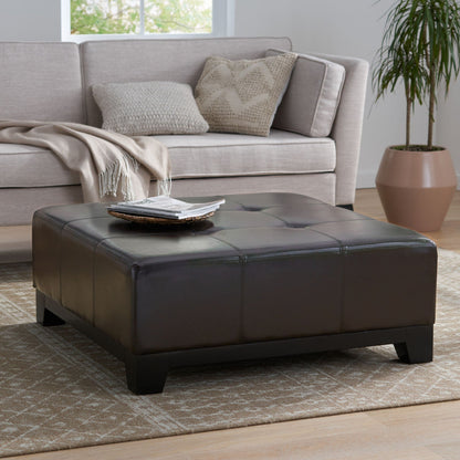 Darlington - Ottoman Coffee Table - Espresso Brown Noble House