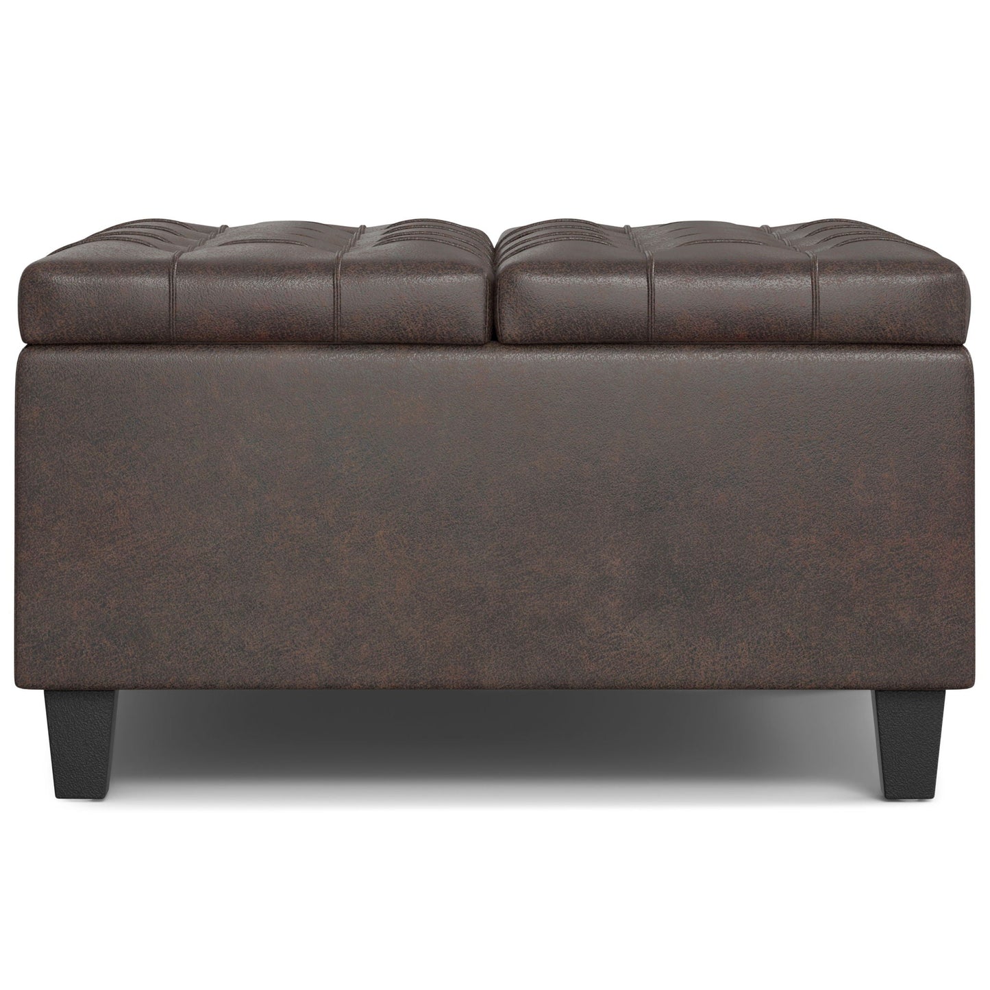 Harrison - Upholstered Coffee Table Storage Ottoman Simpli-Home