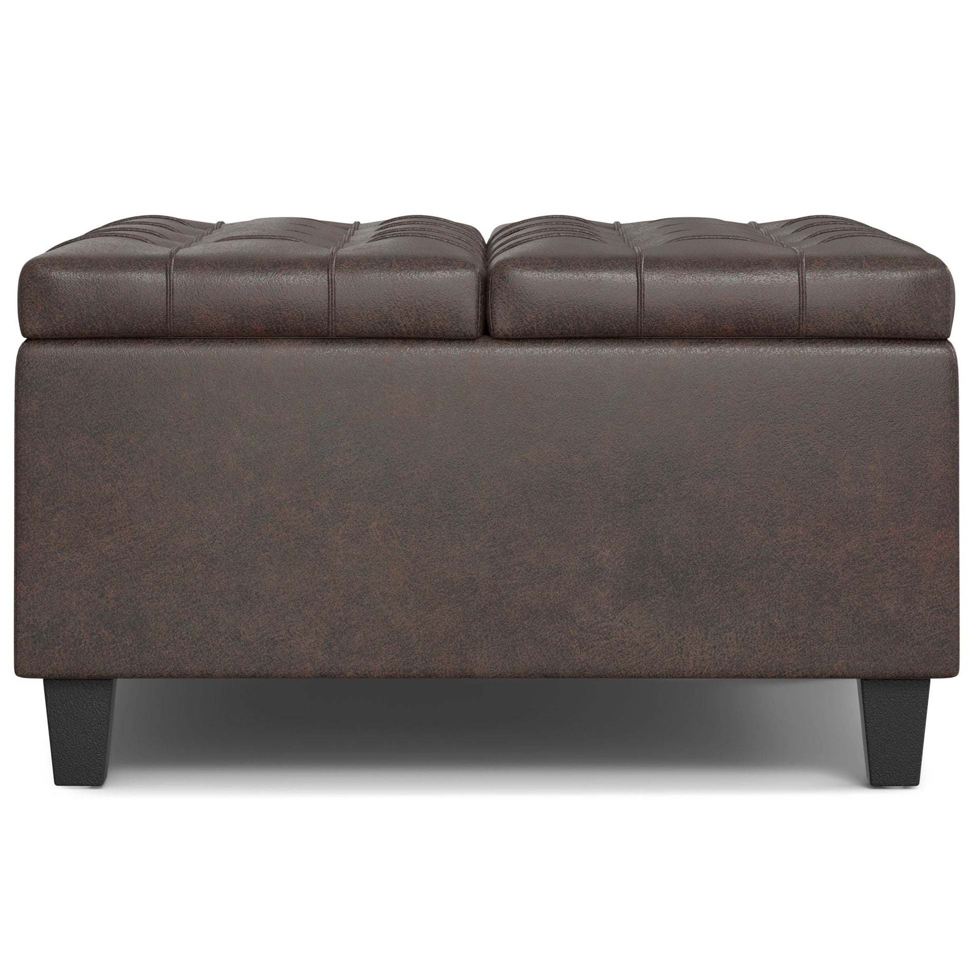 Harrison - Upholstered Coffee Table Storage Ottoman Simpli-Home