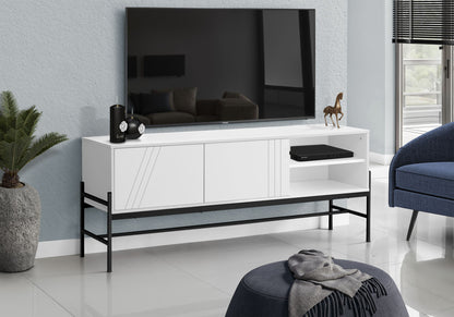 TV Stand, Console, Media Entertainment Center, Storage Cabinet, Contemporary And Modern 8th Street