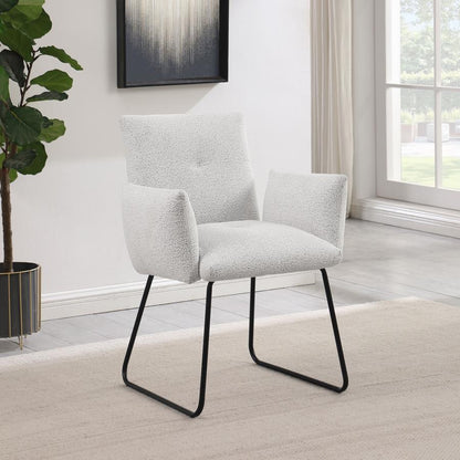 Ackland - Upholstered Dining Side Chair (Set of 2) - Light Gray Coaster Fine Furniture