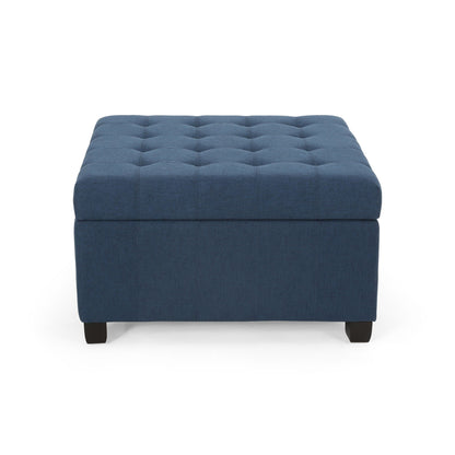 Isabella - Contemporary Ottoman With Storage Noble House