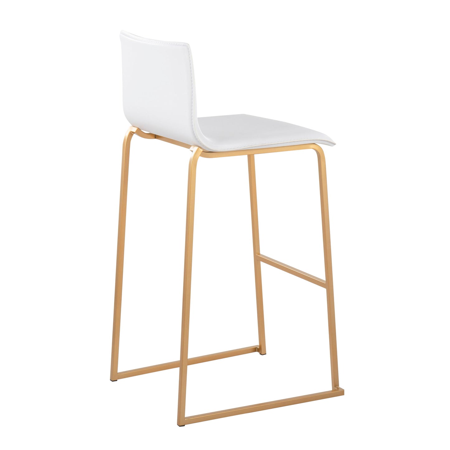 Mara - Contemporary Upholstered Barstool (Set of 2) Lumi Source
