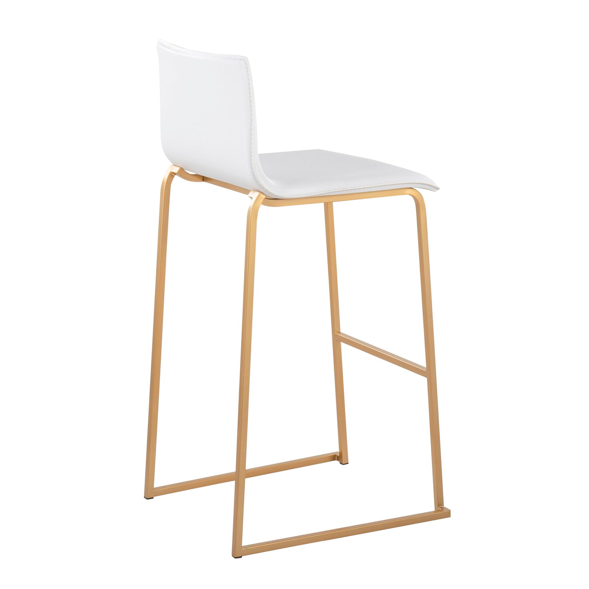 Mara - Contemporary Upholstered Barstool (Set of 2) Lumi Source