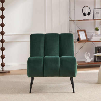 Upholstered Armless Chair For Living Room Home Essentials