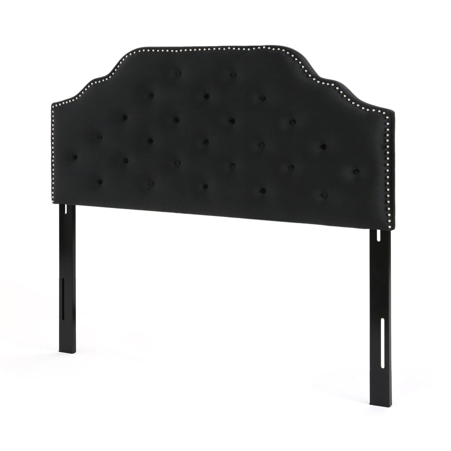 Charismatic - Size Headboard With Button Tufting And Nailhead Trim Noble House