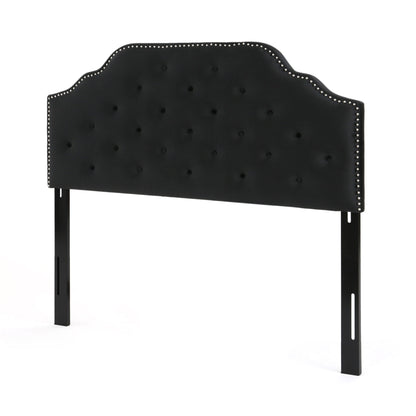 Charismatic - Size Headboard With Button Tufting And Nailhead Trim Noble House