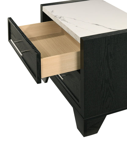 Lamar - Nightstand - Black Crown Mark