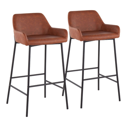 Daniella - Industrial Fixed Height Bar Stool (Set of 2) Lumi Source