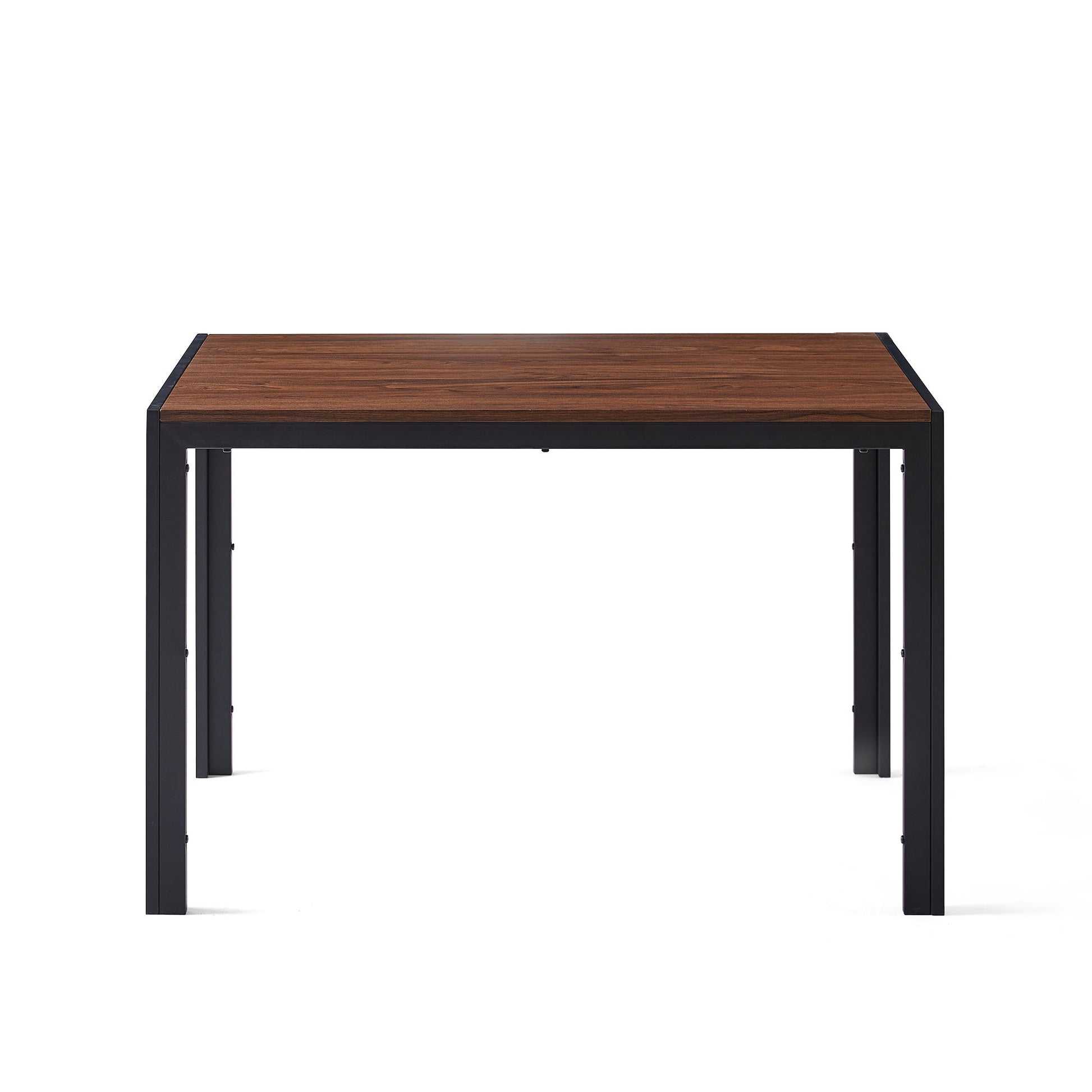 Creative Design Veneered MDF Wood Structure Rectangular Walnut Dining Table - Walnut Home Essentials