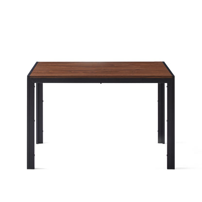 Creative Design Veneered MDF Wood Structure Rectangular Walnut Dining Table - Walnut Home Essentials