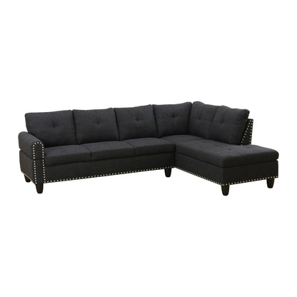 L - Shaped Sectional Sofa With Movable Left Chaise Home Essentials