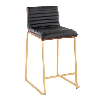 Mason Mara - Contemporary Design Fixed Height Counter Stool (Set of 2) Lumi Source