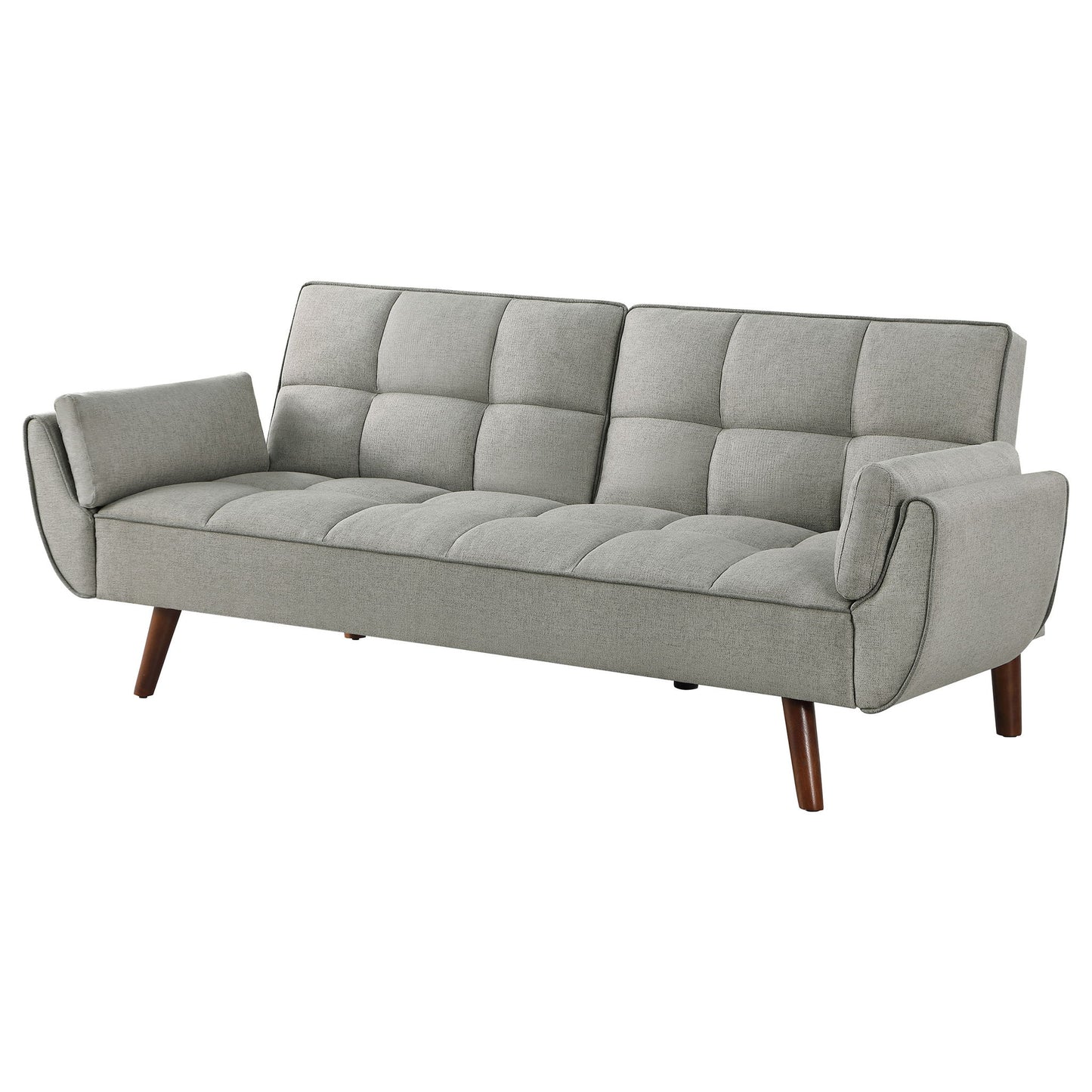 Caufield - Tufted Convertible Sofa Bed Upholstered - Gray Furniture Max
