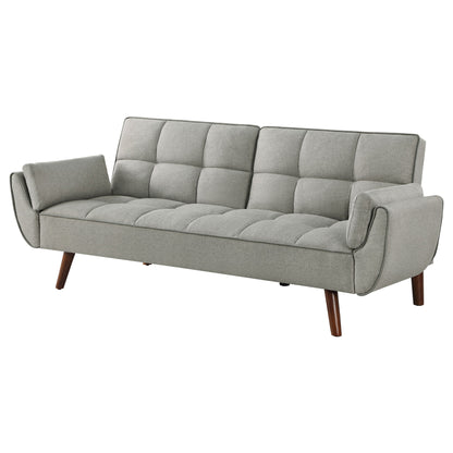 Caufield - Tufted Convertible Sofa Bed Upholstered - Gray Furniture Max