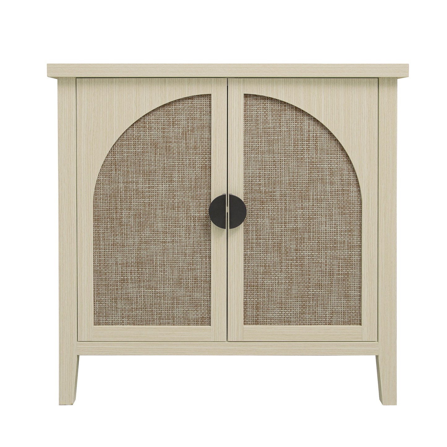 Rattan 2 Door Cabinet, Suitable For Bedroom - Natural Home Essentials