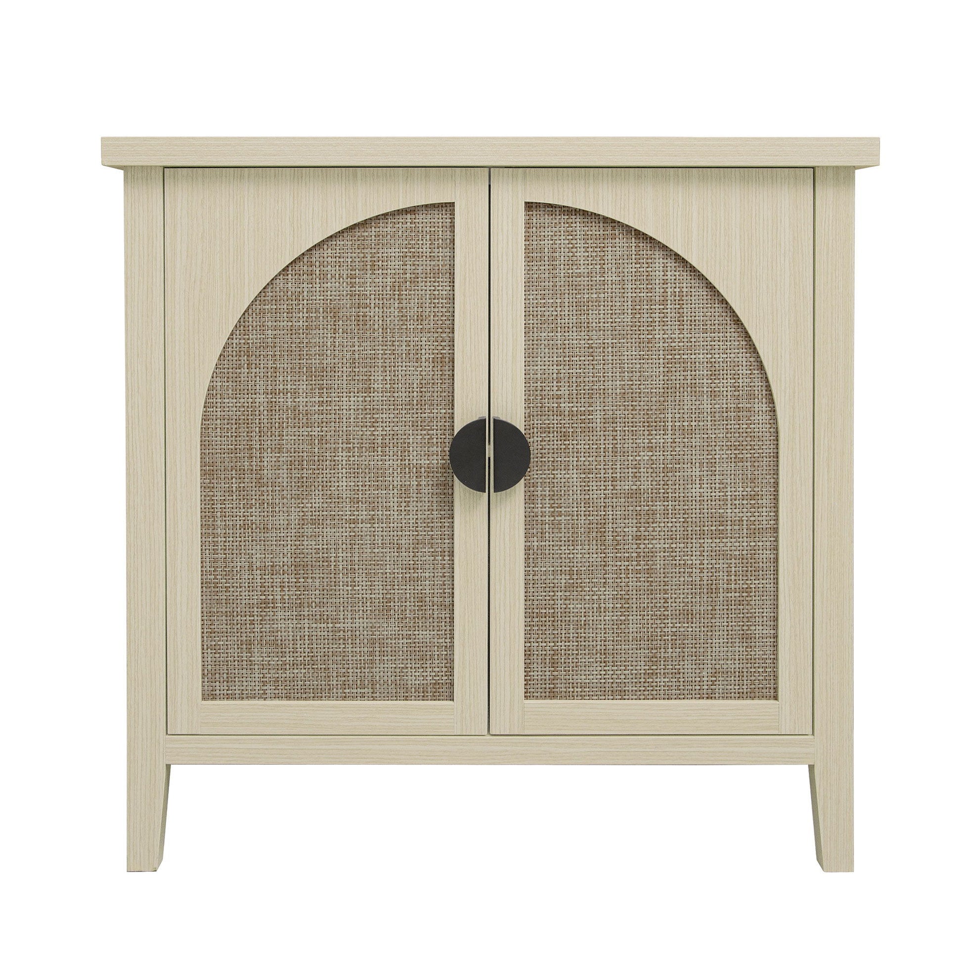 Rattan 2 Door Cabinet, Suitable For Bedroom - Natural Home Essentials
