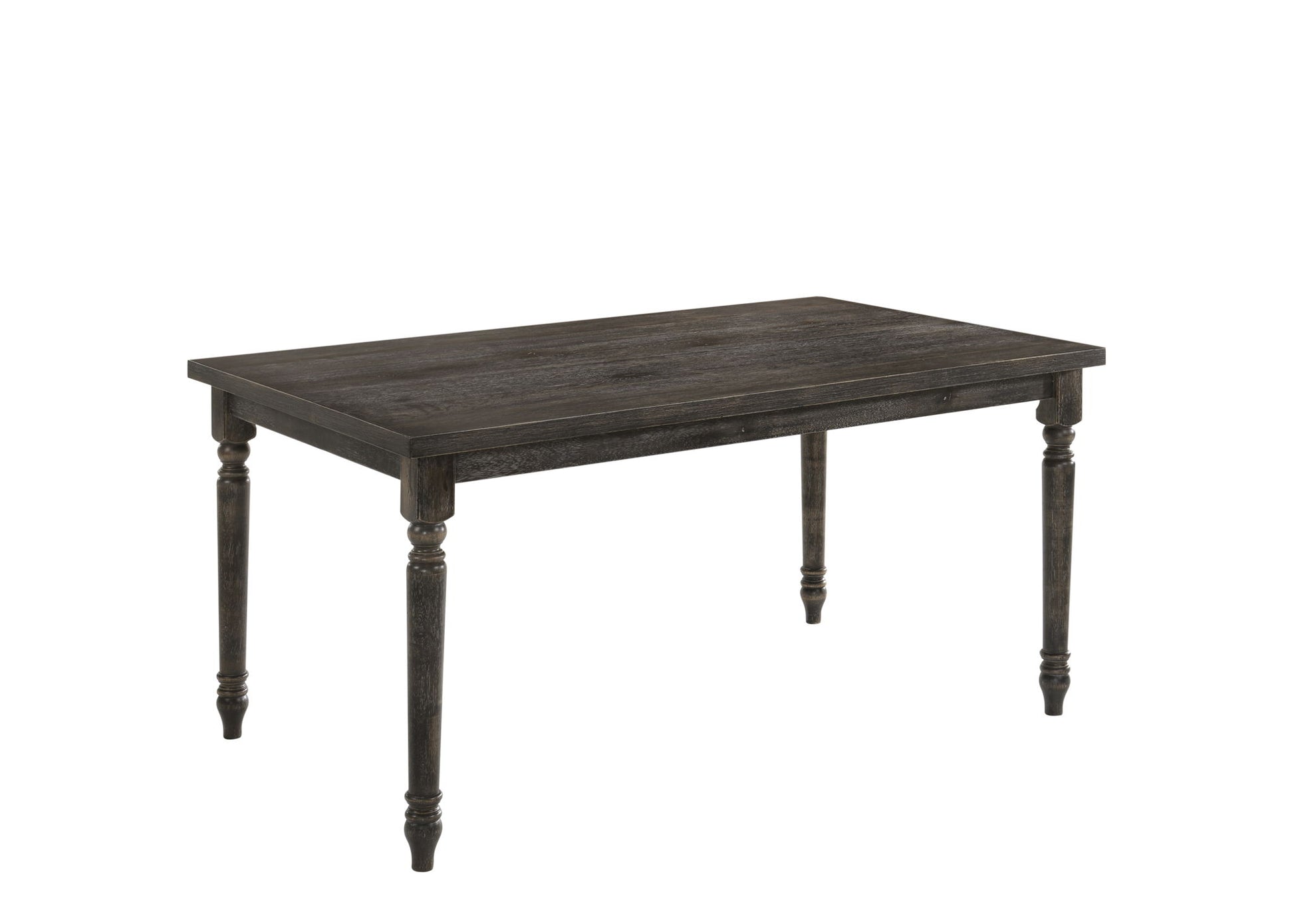 Claudia II - Weathered 7 Pieces Dining Room Set - Gray Acme