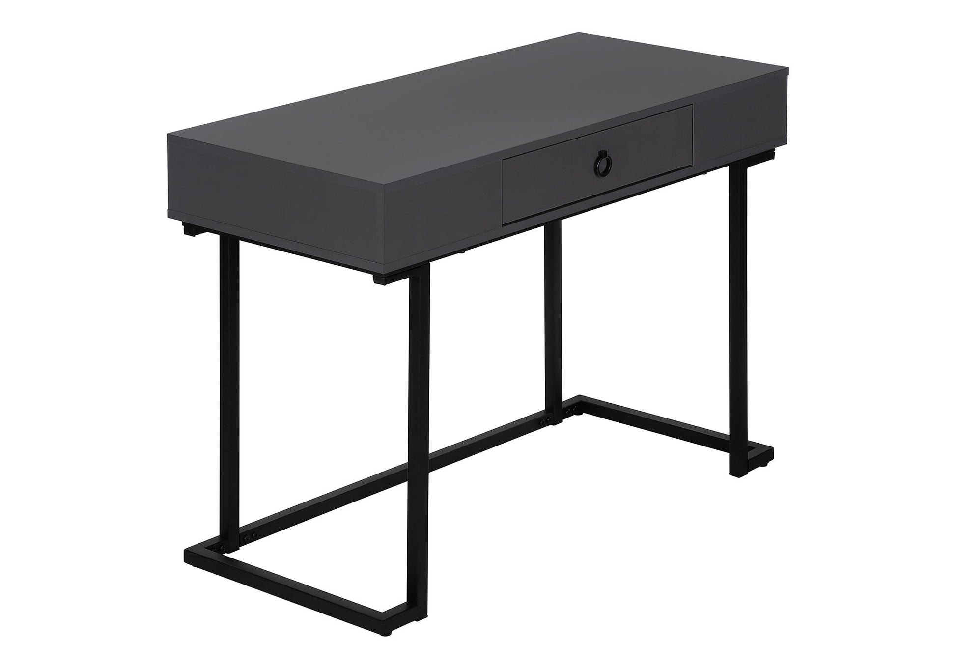 Computer Desk For Home Office, Glossy, Storage Drawer 8th Street