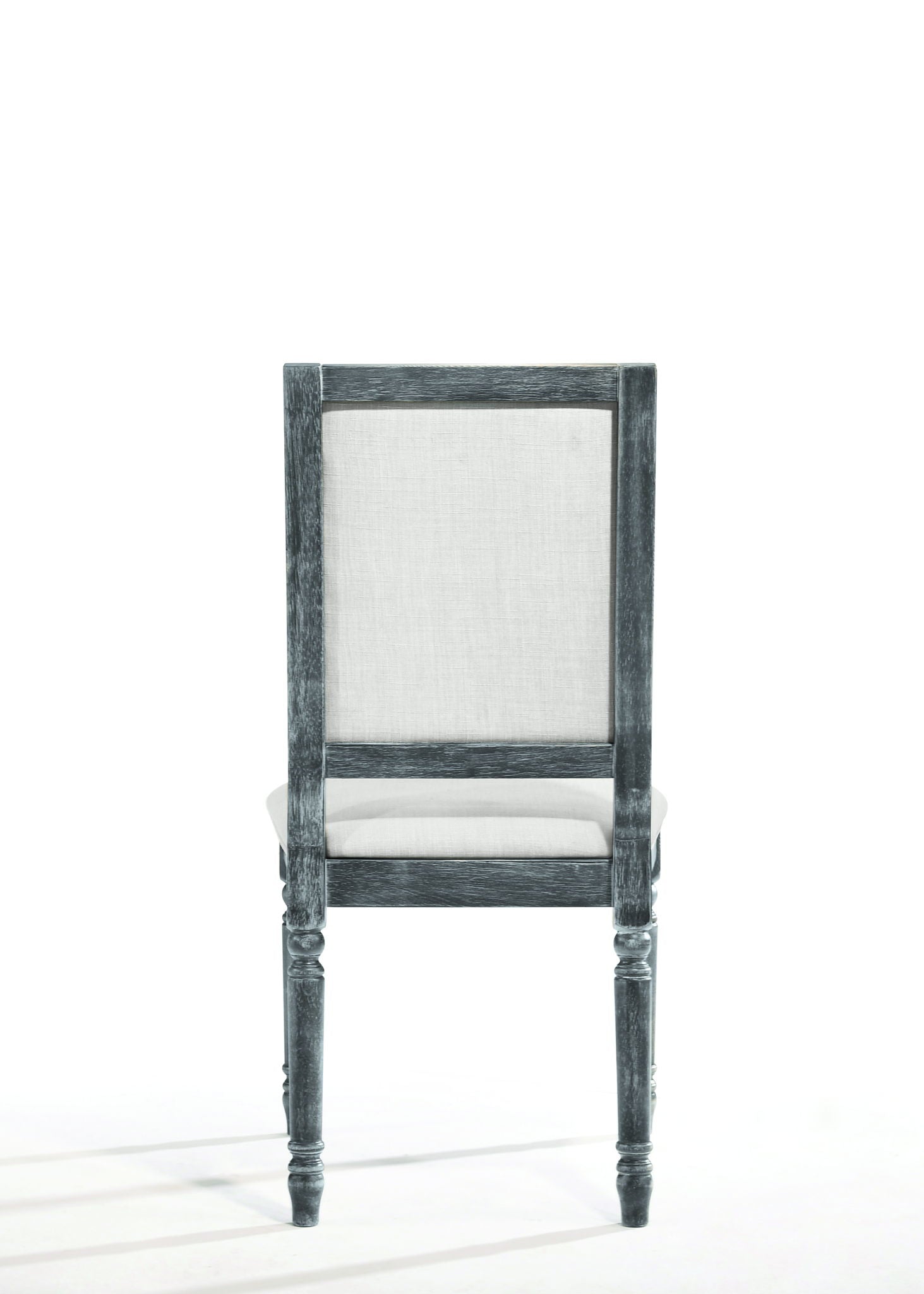 Leventis - Weathered Side Chair - Cream / Gray Acme