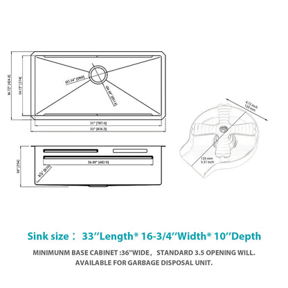 Undermount Stainless Steel Kitchen Sink With Pull Down Faucet & Ledge Workstation Daily Nest