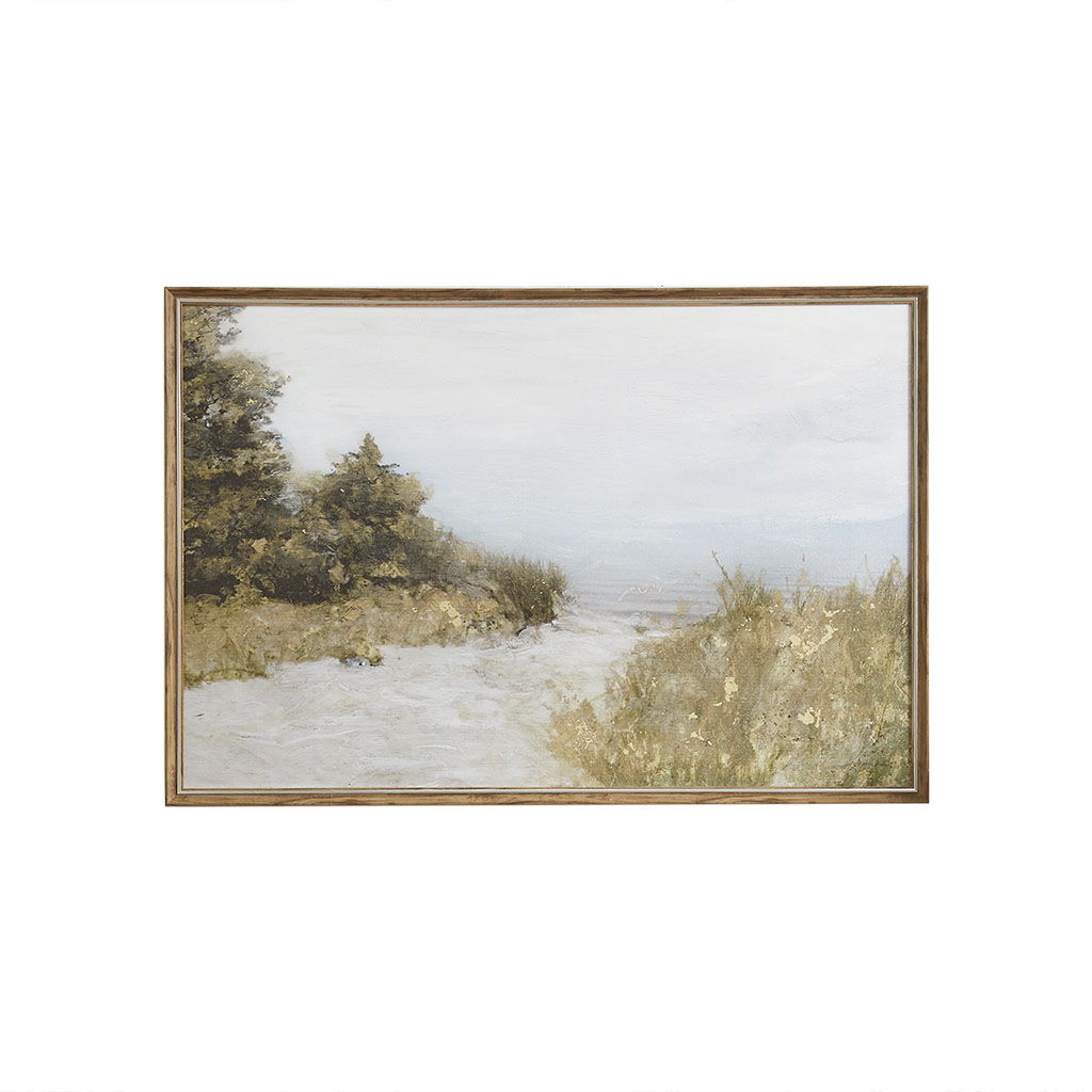 Lake Walk - Framed Canvas - Multi Madison Park