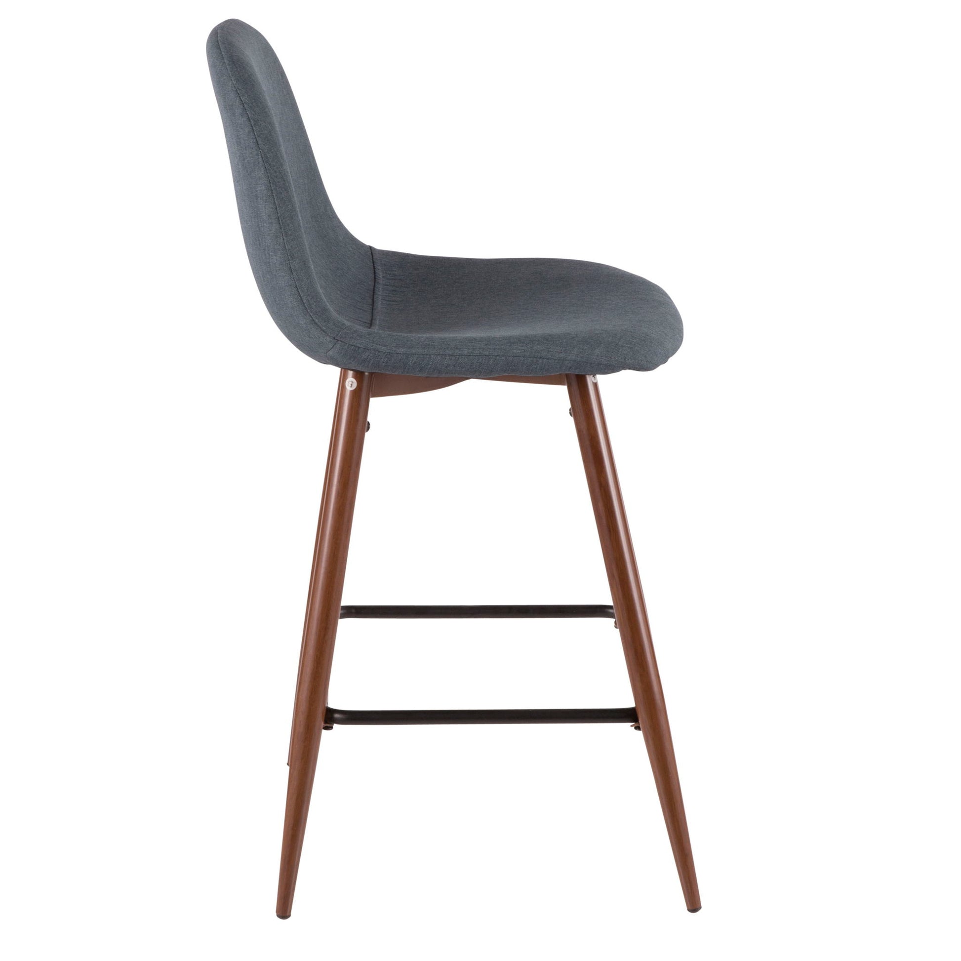 Pebble - Mid Century Modern Counter Stool (Set of 2) Lumi Source