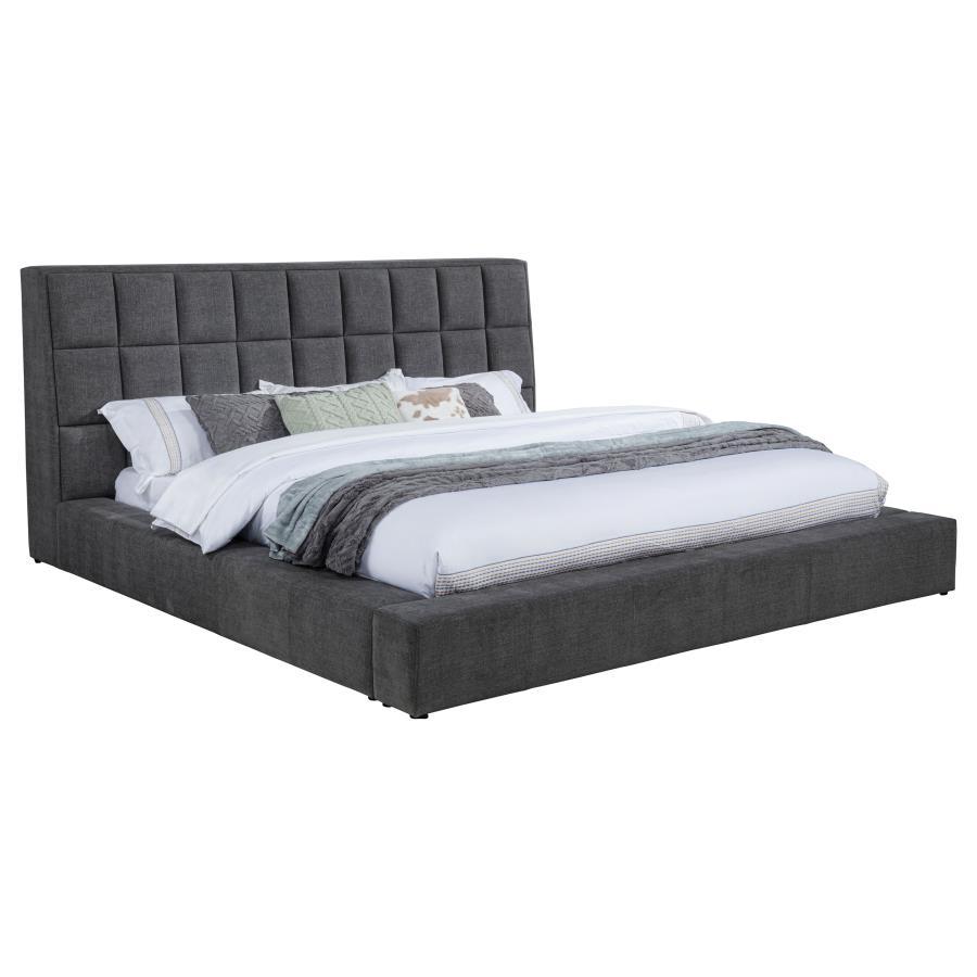 Dreux - Upholstered Panel Platform Bed Coaster Fine Furniture