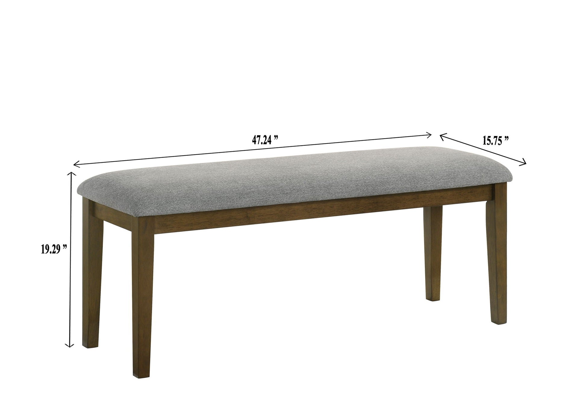 Everly - Bench - Brown Crown Mark