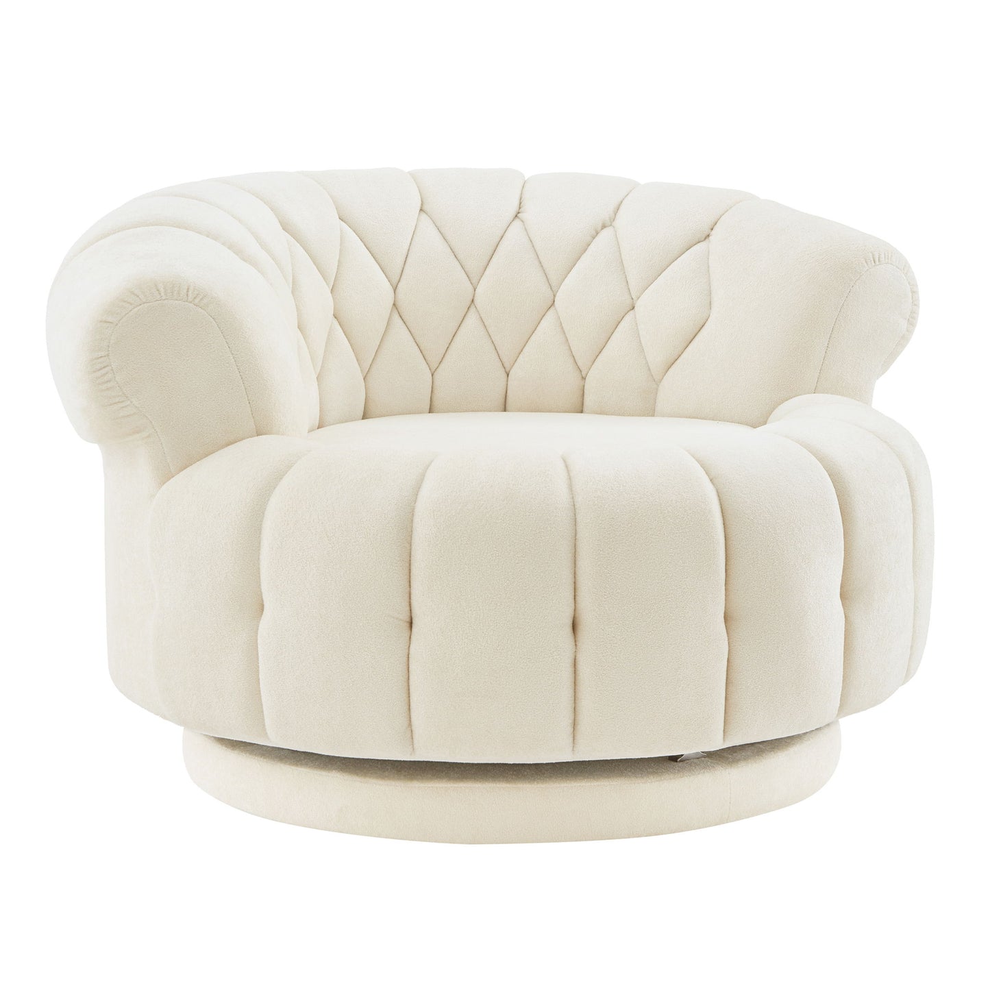 Round Swivel Accent Chair With Rotation Hearth and Haven