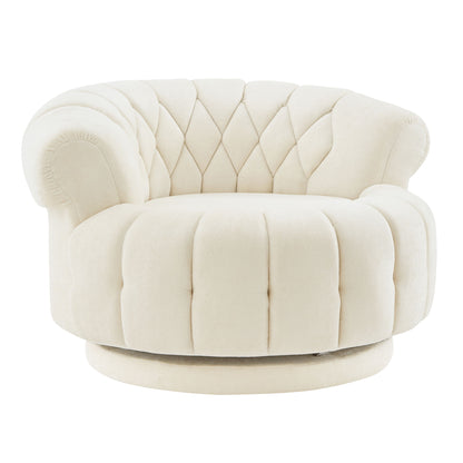 Round Swivel Accent Chair With Rotation Hearth and Haven