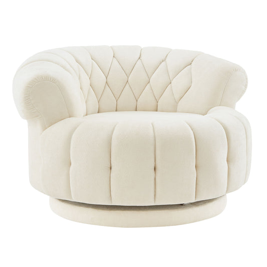 Round Swivel Accent Chair With Rotation Hearth and Haven