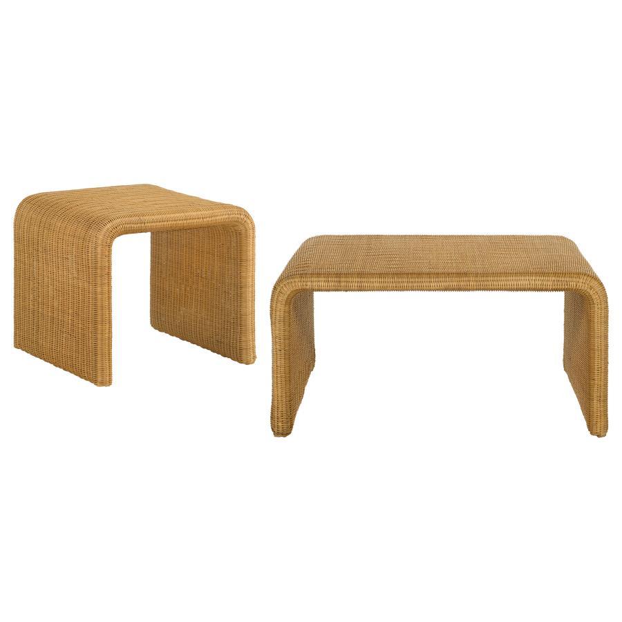 Cahya - Rattan Coffee And End Table Set Coaster Fine Furniture