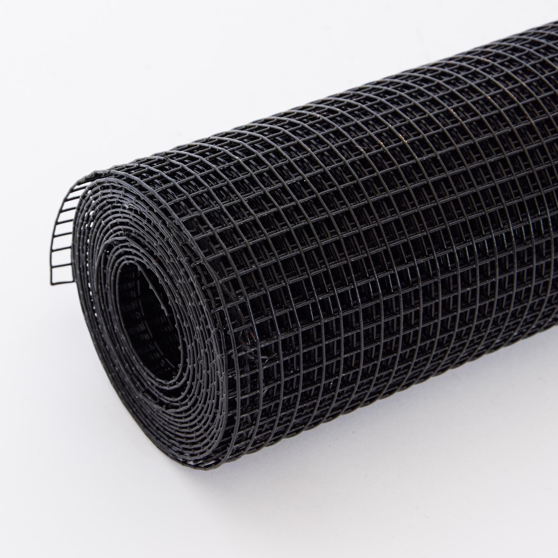 Vinyl Coated Hardware Cloth, For Poultry Netting And Home Improvement - Black Daily Nest