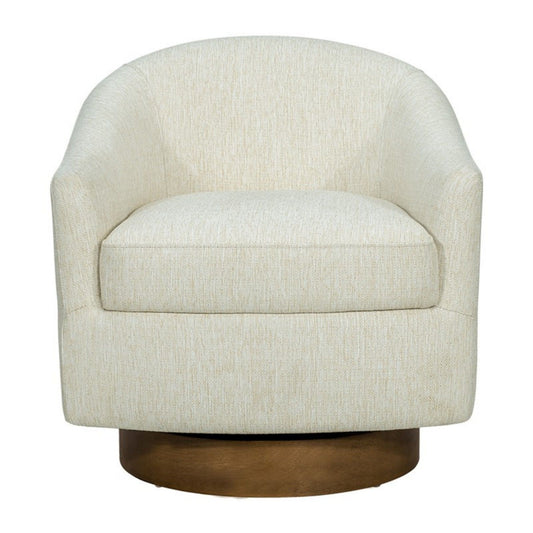 Upholstered Swivel Chair - Cream JLA