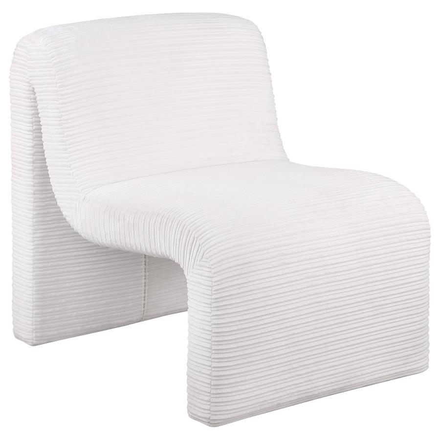 Drayton - Upholstered Curved Armless Accent Chair Coaster Fine Furniture