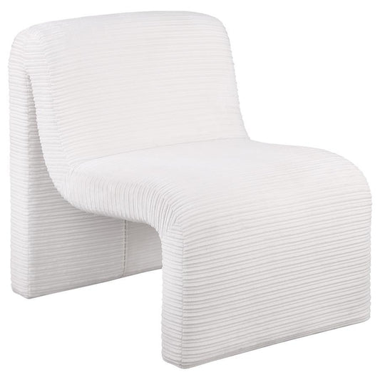 Drayton - Upholstered Curved Armless Accent Chair Coaster Fine Furniture