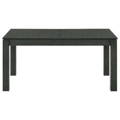 Jakob - Rectangular Extension Leaf Dining Table - Black