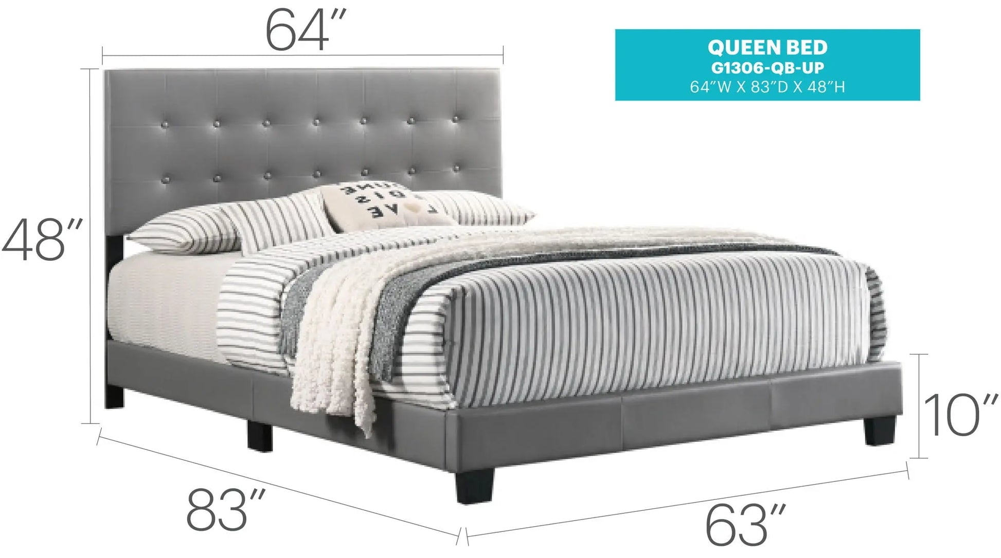 Caldwell - Bed Glory Furniture