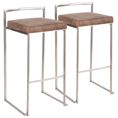 Fuji - Contemporary And Elegant Design Stackable Barstool Lumi Source