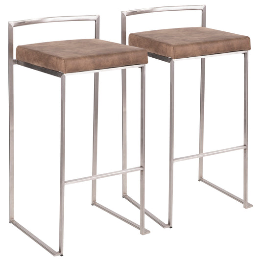 Fuji - Contemporary And Elegant Design Stackable Barstool Lumi Source