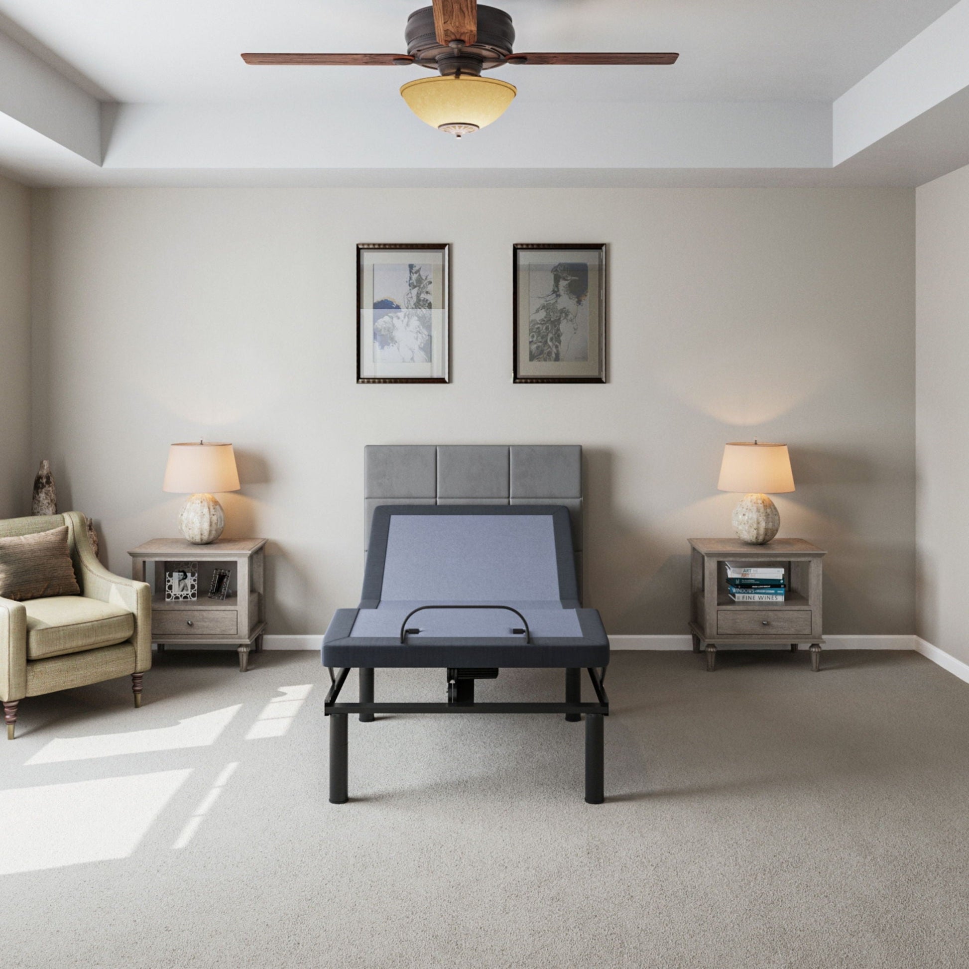 Bt2000 - Adjustable Bed Base With Full-Range Positions Adjustment BedTech