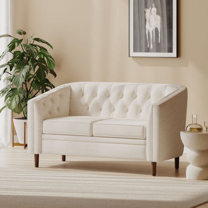 Sophisticated Loveseat With Diamond Stitched Detailing Noble House