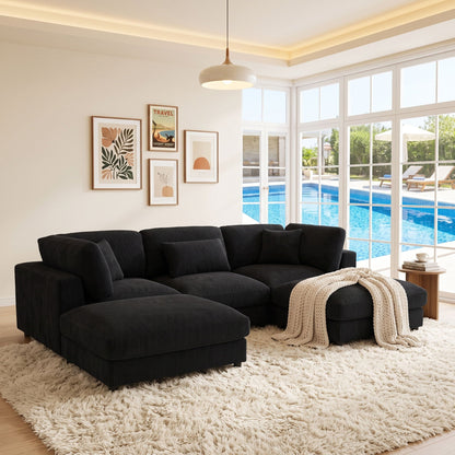 Modular Sectional & Custom Configuration, Toss Pillows Home Essentials