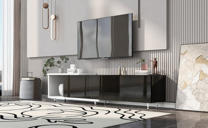 Modern Stylish Extendabletv Stand TV Cabinet For 80" TV Hearth and Haven