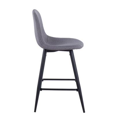 Pebble - Mid Century Casual Comfort Modern Counter Stool (Set of 2) Lumi Source