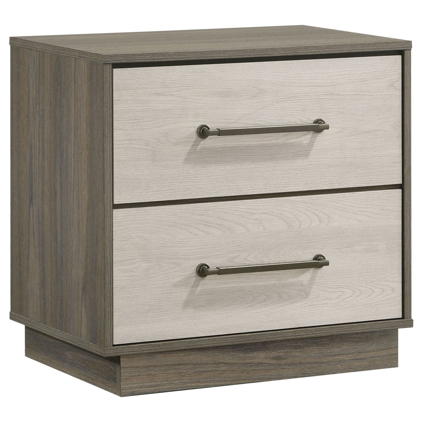 Fenwick - 2-Drawer Nightstand Bedside Table - Gray Oak Coaster Fine Furniture