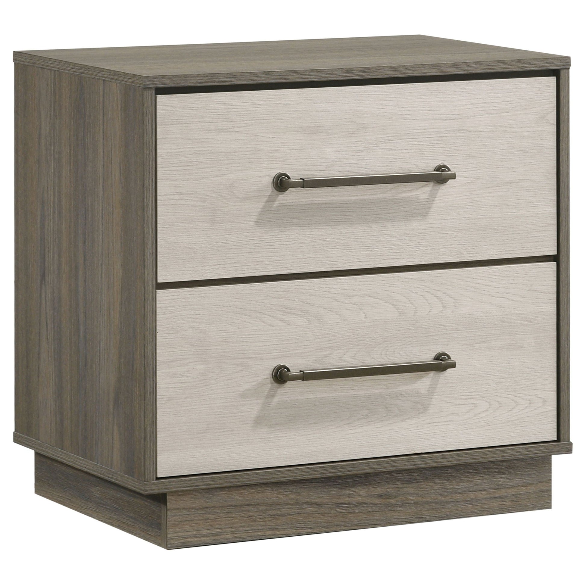 Fenwick - 2-Drawer Nightstand Bedside Table - Gray Oak Coaster Fine Furniture