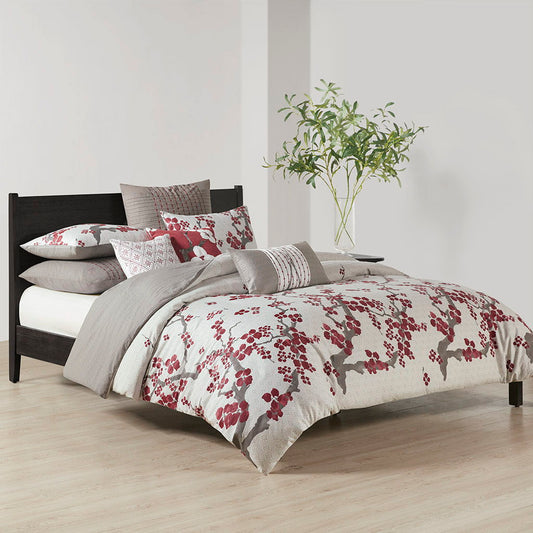 Cherry Blossom - King Duvet Cover Mini Set - Multi N Natori